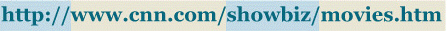   In the above figure, http is the _____. A)  Web protocol standard B)  Web server name C)  folder name D)  filename extension