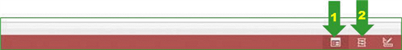   In the accompanying figure, arrow number 1 identifies the button which indicates the form is displayed in ____ view. A)  Form B)  Layout C)  Wizard D)  Design