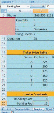   Using defined names like the kind shown in the accompanying figure makes creating and understanding a(n) ____ easier. A) index B) log C) formula D) All of the above