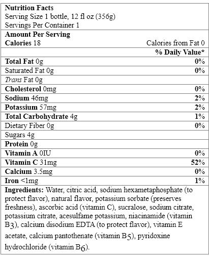 Use the sports drink label to answer the following  question.   How will this sports drink help an individual who takes a 45-minute walk? A) The glucose in the beverage will replace the glucose that has been depleted. B) The cholesterol in the beverage will replace the cholesterol that has been depleted. C) Water in the beverage will replace the fluid that has been lost as sweat during the walk. D) Iron will enhance the production of insulin. E) Vitamin C will aid recovery from postexercise fatigue.