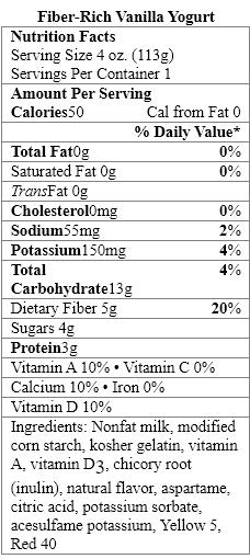 Which sweetener in the yogurt products should be avoided by people with the genetic disorder phenylketonuria?       A)  organic natural flavor B)  cultured pasteurized nonfat milk C)  modified corn starch D)  natural vanilla flavor E)  aspartame