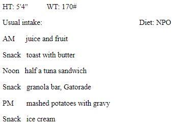 <strong>LK is a 40-year-old female s/p gastric resection 2 weeks ago due to a perforated ulcer from complicated PUD. Prior to her surgery, she was experiencing severe pain and had an upset stomach. She is now complaining of persistent diarrhea after she eats.   Which foods would the dietitian most likely recommend?</strong> A) scrambled eggs B) chocolate milk C) sausage D) red wine E) peanut butter <div style=padding-top: 35px> 