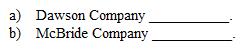 Instruction 5-1  Use the net FUTA tax rate of 0.6% on the first $7,000 of taxable wages.  Refer to Instruction 5-1 . Michael Mirer worked for Dawson Company for six months this year and earned $11,200. The other six months he earned $6,900 working for McBride Company (a separate company). The amount of FUTA taxes to be paid on Mirer's wages by the two companies is:  