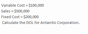 Antarctic Corporation currently has the following financial information:   A) 2.0 B) 3.0 C) 4.0 D) 5.0