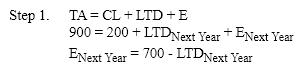 The iterative approach yields:                