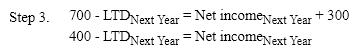 The iterative approach yields:                