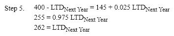 The iterative approach yields:                