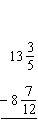 Subtract. Then write the difference in lowest terms.