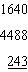 Add the following whole numbers:   A)  6337 B)  6335 C)  6333 D)  6213