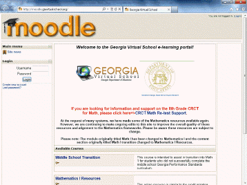   All of the following are commercial software packages of the technology shown in the accompanying figure EXCEPT ____. A)  eCollege B)  Drupal C)  Blackboard D)  Angel