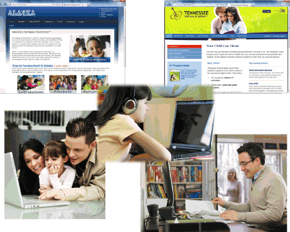   A virtual school, as illustrated in the accompanying figure, differs from the traditional school by offering all student services, instruction, activities, communications, and courses online using Internet technology.