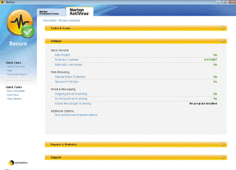   An antivirus program like the one in the accompanying figure also is called a serum.