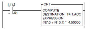     Explain the computation shown in the accompanying figure.