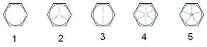 The lines shown on the head of bolt 2 indicate:   A) it is a SAE grade 3. B) it is rarely used. C) it is aircraft quality. D) it is an SAE grade 5.