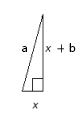 <strong>Solve for x . , b = 1 </strong> A)x = 1 B)x = 7 C)x = 3 D)x = 5 E)x = 4