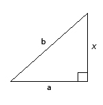 Solve for x .   a = 2,  