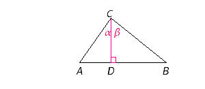 Find  α  if A  = α .   Remember: The sum of the three angles in any triangle is always 180°. α = __________°