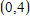 Find the distance between the following points:   ,    ​ A) 3 B) 5 C) 4 D) 2 E) 1