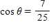 Find y if the point (7, y )is on the terminal side of θ  and  