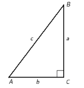 Refer to right triangle ABC with   .   ​ If    inches and    inches, find B .​ Round the answer to the nearest tenth. ​ A)    B)    C)    D)    E)   