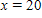 The circle in the figure has a radius of r and center at C . The distance from A to B is x .   ​ If    and   , find r .  Apply the rules regarding the use of significant digits when determining your answer.   __________  