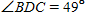 In the figure, the distance from A to D is y , the distance from D to C is x , and the distance from C to B is h .   ​ If   ,   , and   , find h , then x .  Apply the rules regarding the use of significant digits when determining your answer.   __________ ​   __________