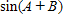 Let   with A in QII and    with B in QIII. Find   . ​ A)    B)    C)    D)    E)   