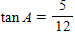 If   with A in QIII  find   .  ​