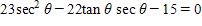 For the equation below, find all degree solutions in the interval   . Give your answer in degrees. If rounding is necessary, round to the nearest tenth of a degree. Use your graphing calculator to verify each solution graphically.  