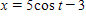 Eliminate the parameter t from the following and then sketch the graph:       ​ A) ​     B)        C)      D)      E)     