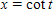 Eliminate the parameter t in the following:       ​ A)    B)    C)    D)    E)   