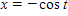 Eliminate the parameter t in the following:       ​ A)    ,    ,    B)    ,    ,    C)    ,    ,    D)    ,    ,    E)    ,    ,   