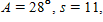 The circle in the figure below has a radius of r and center at C . The distance from A to B is x , the distance from A to D is y , and the length of arc BD is s . For the following problem, redraw the figure, label it with the values given, and then solve. ​If    and   , find x . Apply the rules regarding the use of significant digits after all computations are complete.   ​ A)    B)    C)    D)    E)   
