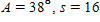 The circle in the figure below has a radius of r and center at C . The distance from A to B is x , the distance from A to D is y , and the length of arc BD is s . For the following problem, redraw the figure, label it with the values given, and then solve.  ​ If    and    find y . Apply the rules regarding the use of significant digits after all computations are complete.   ​   __________