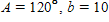 For the triangle described below, solve for B . Apply the rules regarding the use of significant digits after all computations are complete.    ft,     ft ​ A)    B)     or    C)    D)     or    E) no solutions