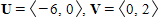 For the pair of vectors, find    .     ​ A) ​   B) ​   C) ​   D) ​   E) ​  