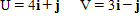 For the pair of vectors, find   .   ​ A)    B)    C)    D)    E)   