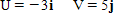 For the pair of vectors, find   .   ​ A)    B) ​   C) ​   D) ​   E) ​  
