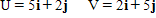 For the pair of vectors, find   .   ​ A) 16 B) 20 C) 18 D) 17 E) 19