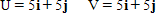For the pair of vectors, find   .   ​ A) 49 B) 48 C) 54 D) 50 E) 47