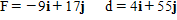 Find the work performed when the given force F is applied to an object, whose resulting motion is represented by the displacement vector d. Assume the force is in pounds and the displacement is measured in feet.   ​ A) 896 ft-lb B) 901 ft-lb C) 899 ft-lb D) 900 ft-lb E) 895 ft-lb