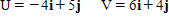Find the angle θ  between the given vectors to the nearest tenth of a degree.  ​   ​   __________°