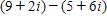 Combine the complex numbers.   ​ A)    B) ​   C) ​   D) ​   E) ​  