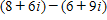 Combine the complex numbers.  