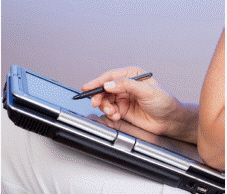   The accompanying figure shows a notebook computer.