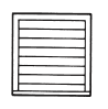   The accompanying figure shows the ____ window. A)  awning B)  jalousie C)  casement D)  fixed