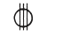   What is the electrical symbol shown in the accompanying figure? A)  Range outlet B)  Convenience outlet C)  Wall switch D)  Ceiling light fixture