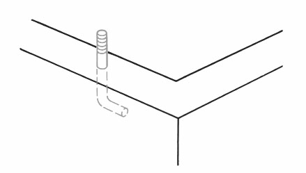   The accompanying figure shows ____. A)  an anchor bolt B)  base molds C)  grout D)  insulation