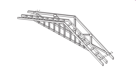   The accompanying figure shows a ____. A)  dormer without overhang B)  dormer with overhang C)  gable-end truss without overhang D)  gable-end truss with overhang