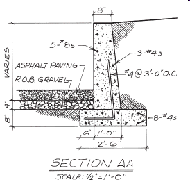   The accompanying figure shows a ____ construction detail. A)  patio B)  drive C)  retaining wall D)  planter